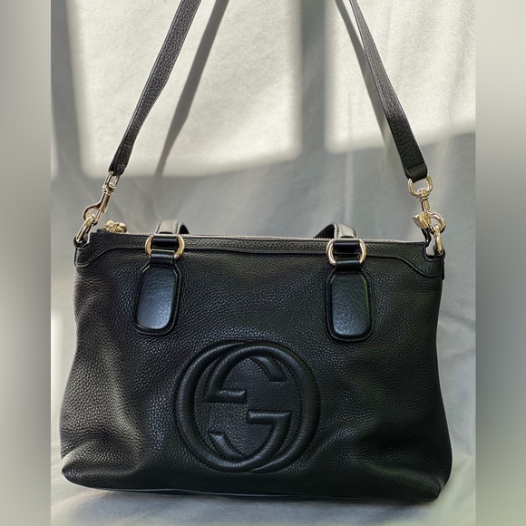 Gucci Handbags - 🖤 Authentic Gucci Soho Chain Double G Tassel Leather Shoulder Bag